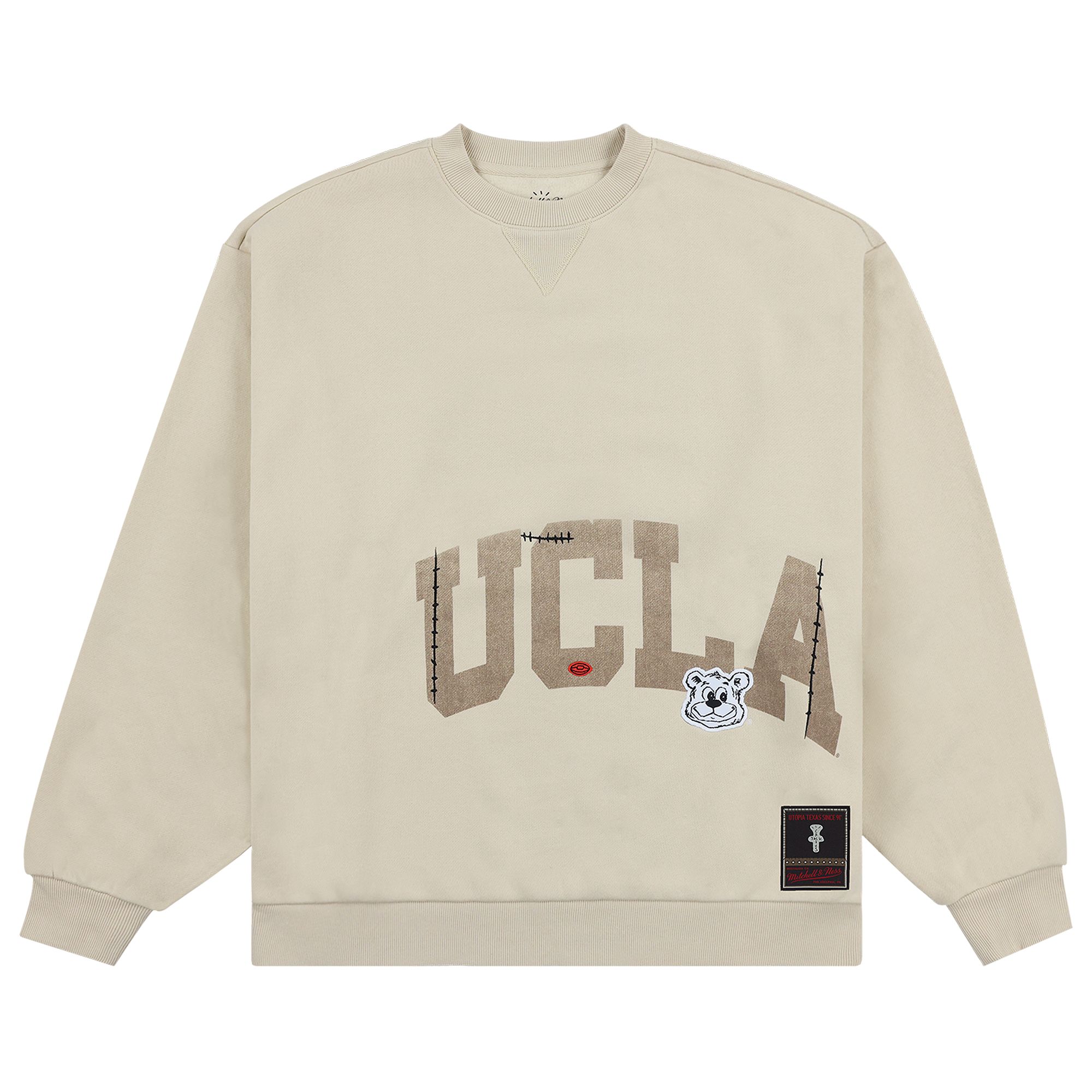 Pre-owned Cactus Jack By Travis Scott X Mitchell & Ness University Of California, Los Angeles Crewneck 'tan' | In Brown
