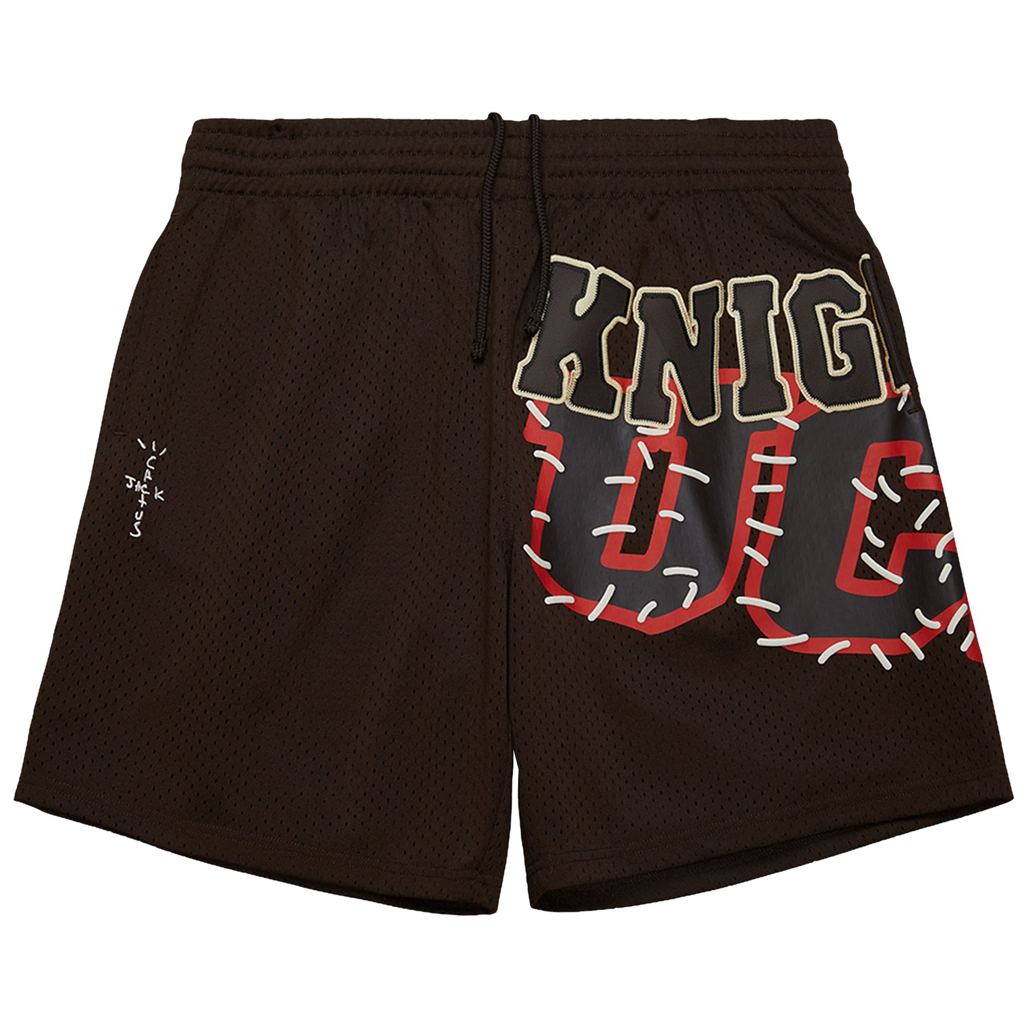 Cactus Jack by Travis Scott x Mitchell & Ness University Of Central Florida Shorts 'Brown' | Men's Size 2XL