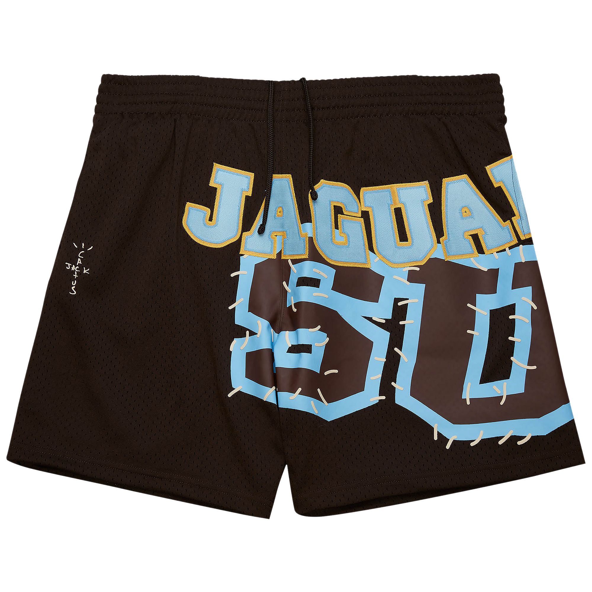 Click to view more detailed imagery on our partner's website Pre-owned Cactus Jack By Travis Scott X Mitchell & Ness Southern University Shorts 'brown'