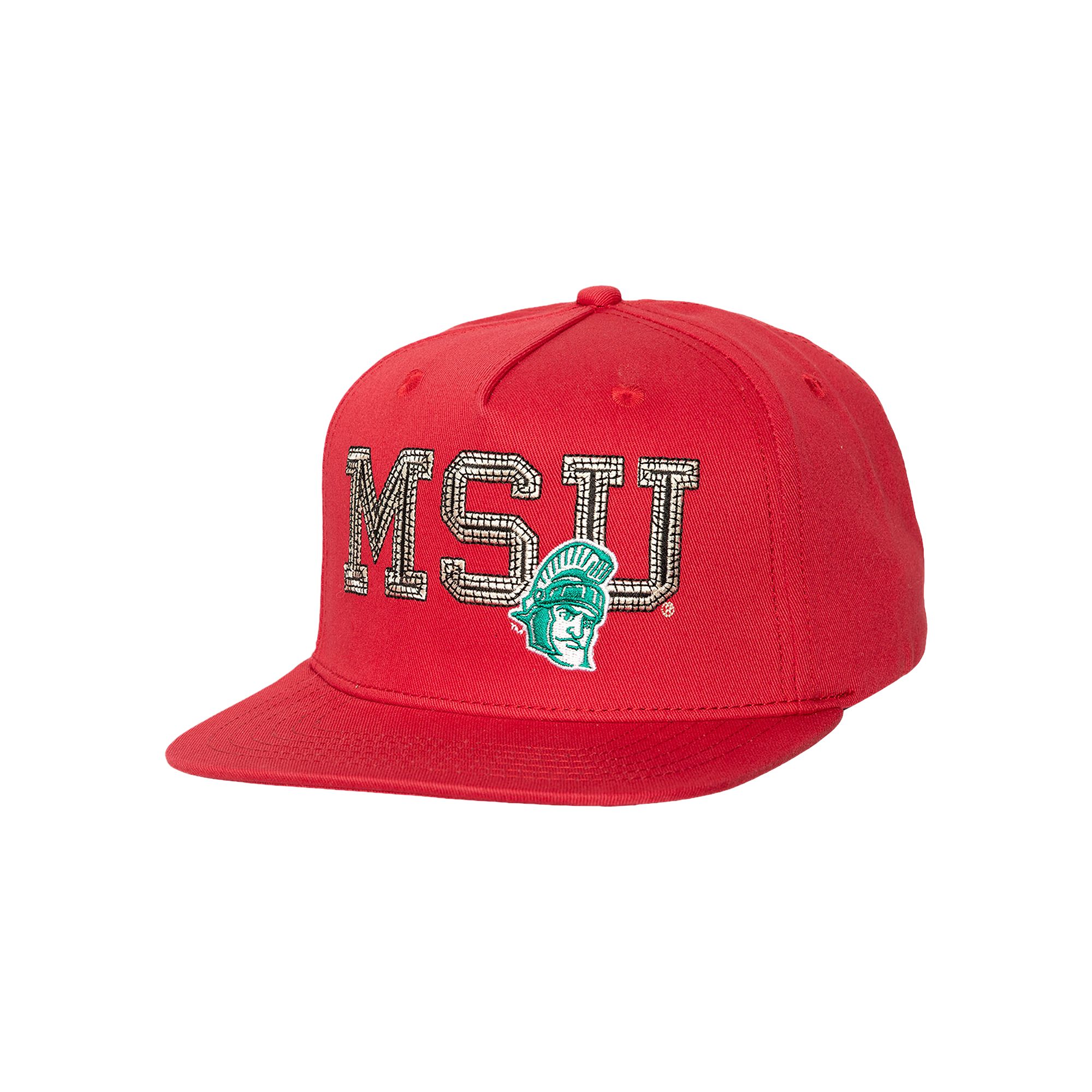 Pre-owned Cactus Jack By Travis Scott X Mitchell & Ness Michigan State University Hat 'red' | Men's Size Onesi