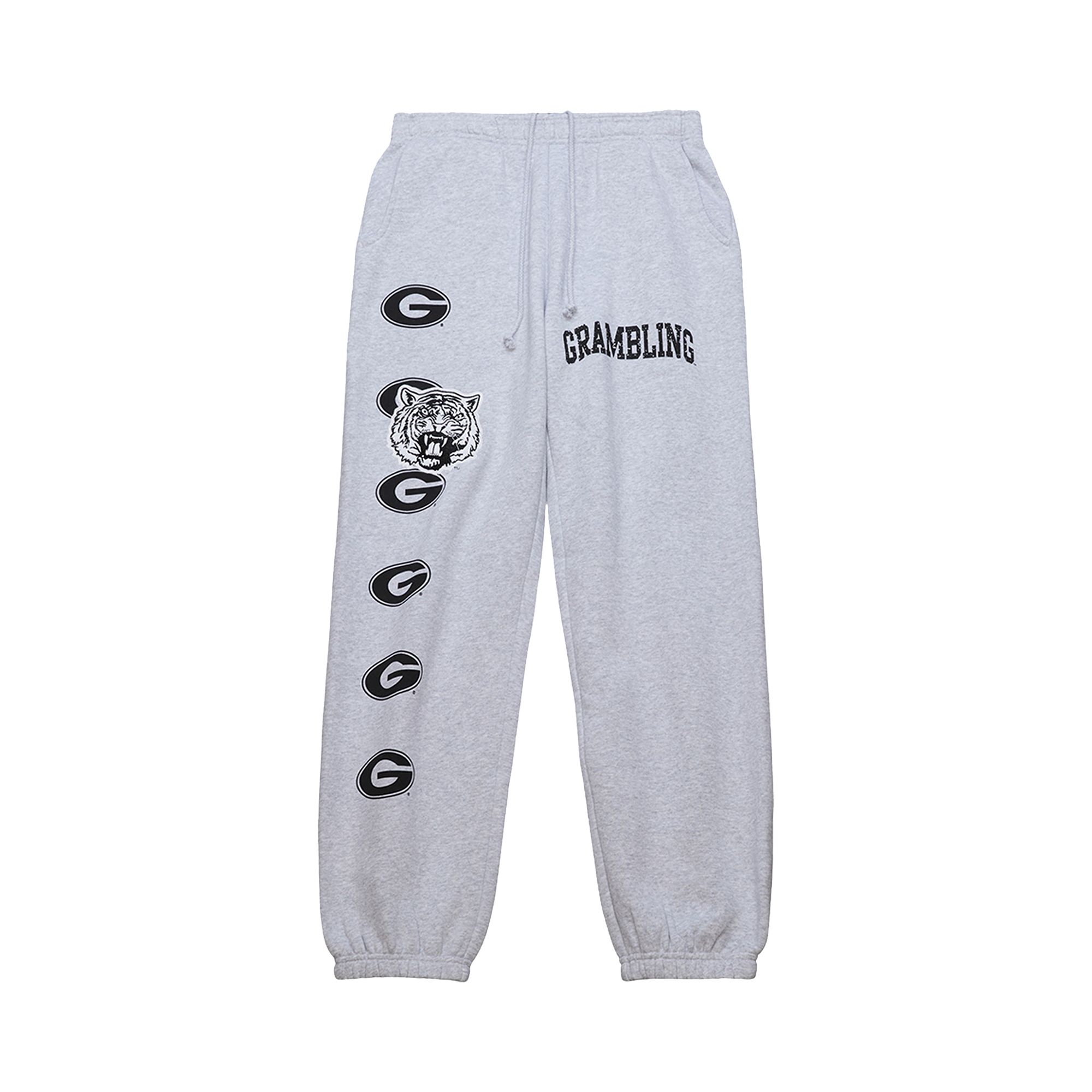 Pre-owned Cactus Jack By Travis Scott X Mitchell & Ness Grambling State University Sweatpants 'grey Heather' |