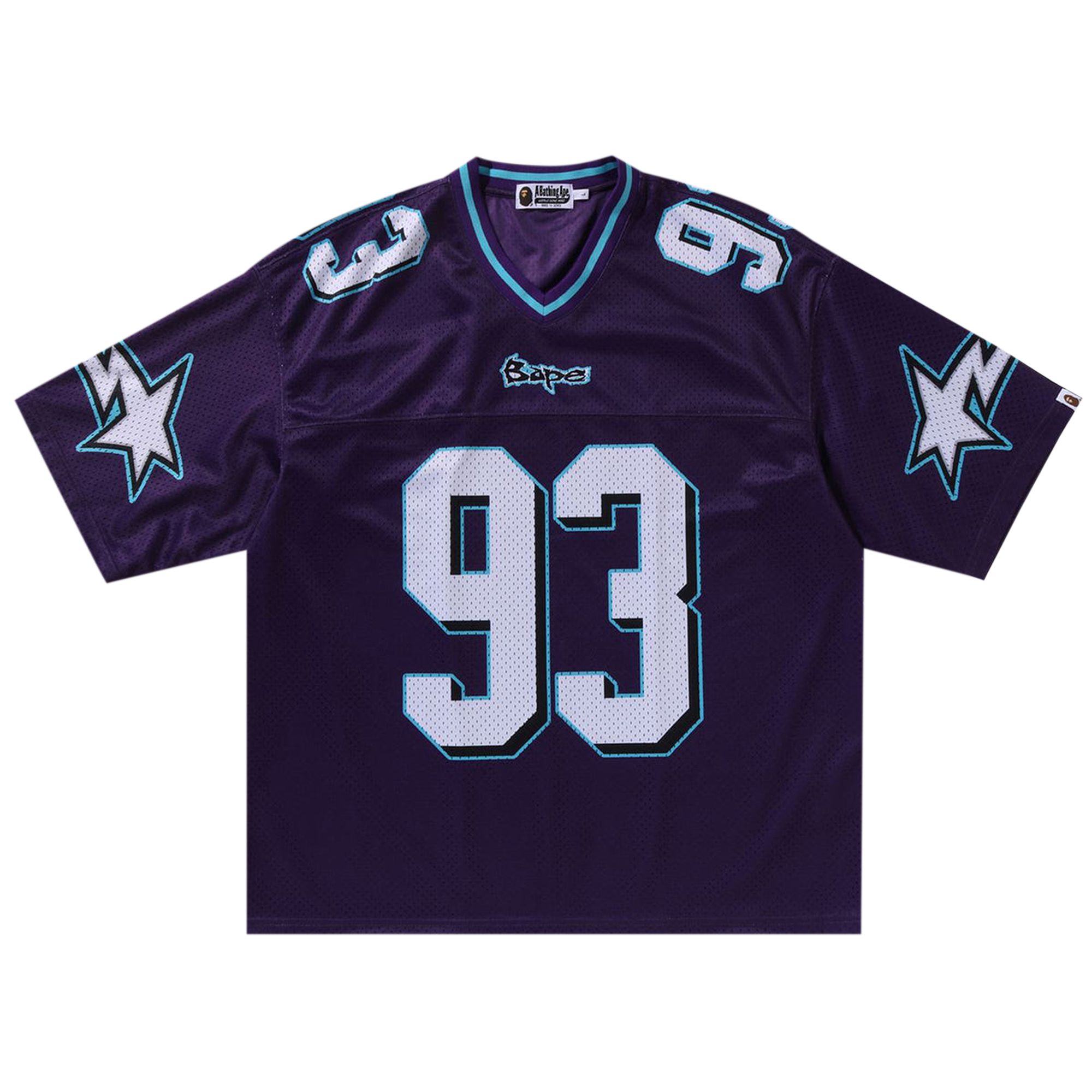 BAPE Football Relaxed Fit Tee 'Purple' | Men's Size 2XL
