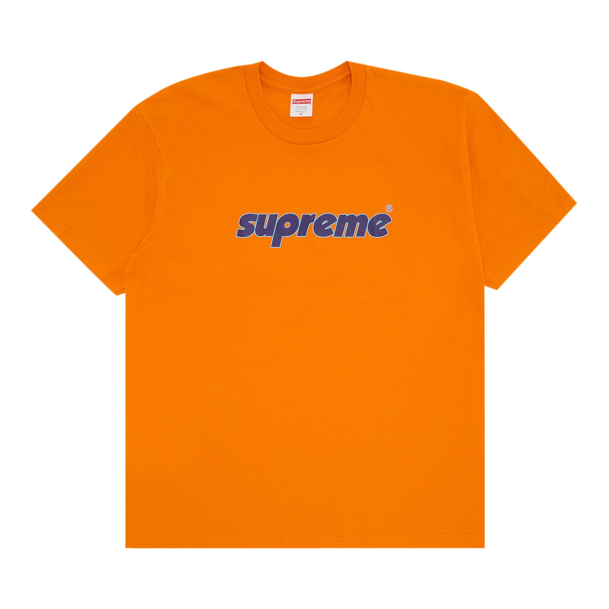SUPREME SUPREME PINLINE TEE 'ORANGE'