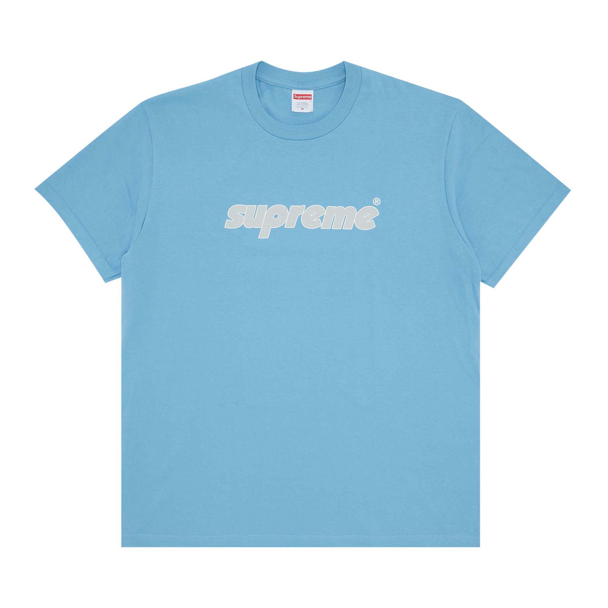 SUPREME SUPREME PINLINE TEE 'BRIGHT BLUE'