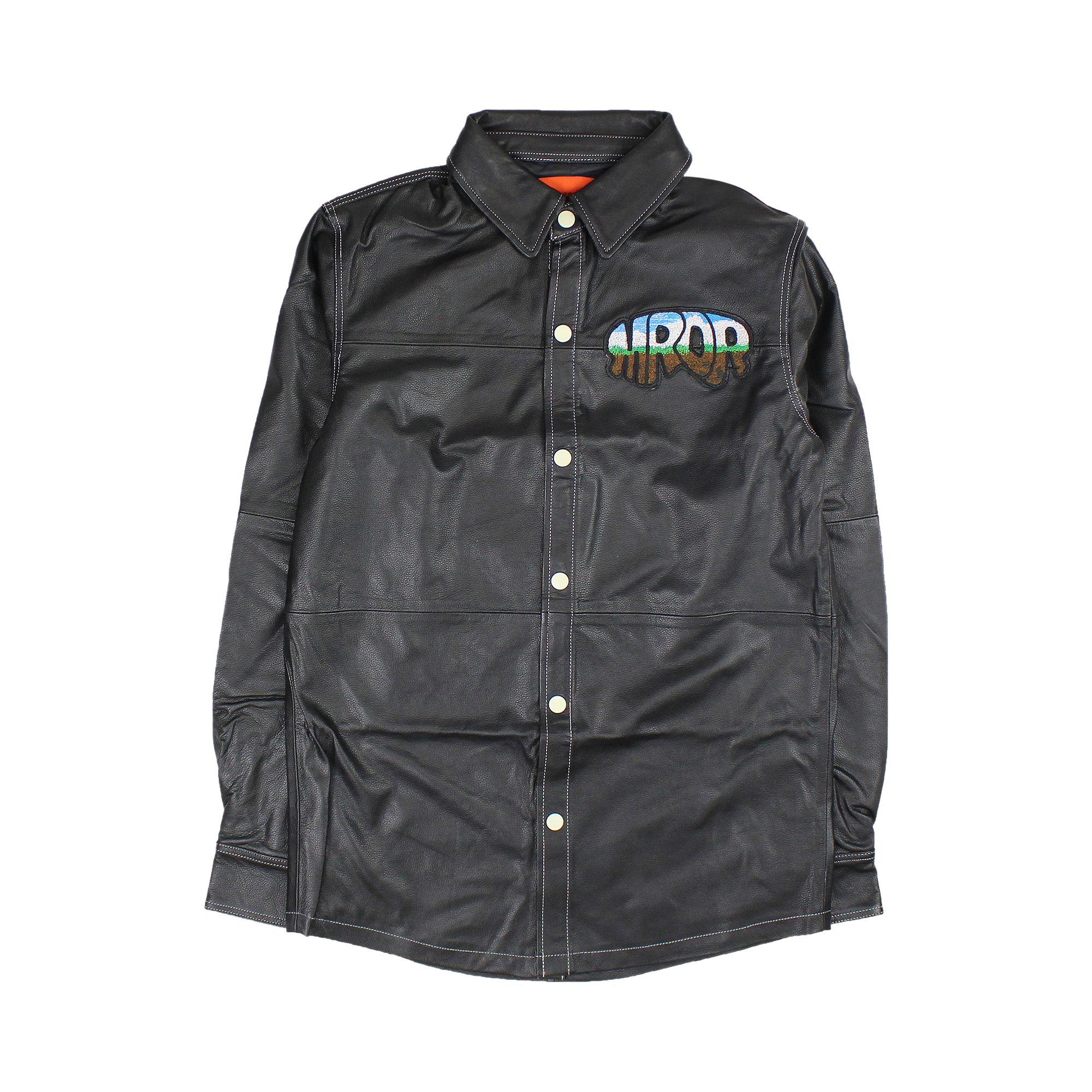 WHO DECIDES WAR WHO DECIDES WAR MRDR LEATHER WORK SHIRT 'BLACK'