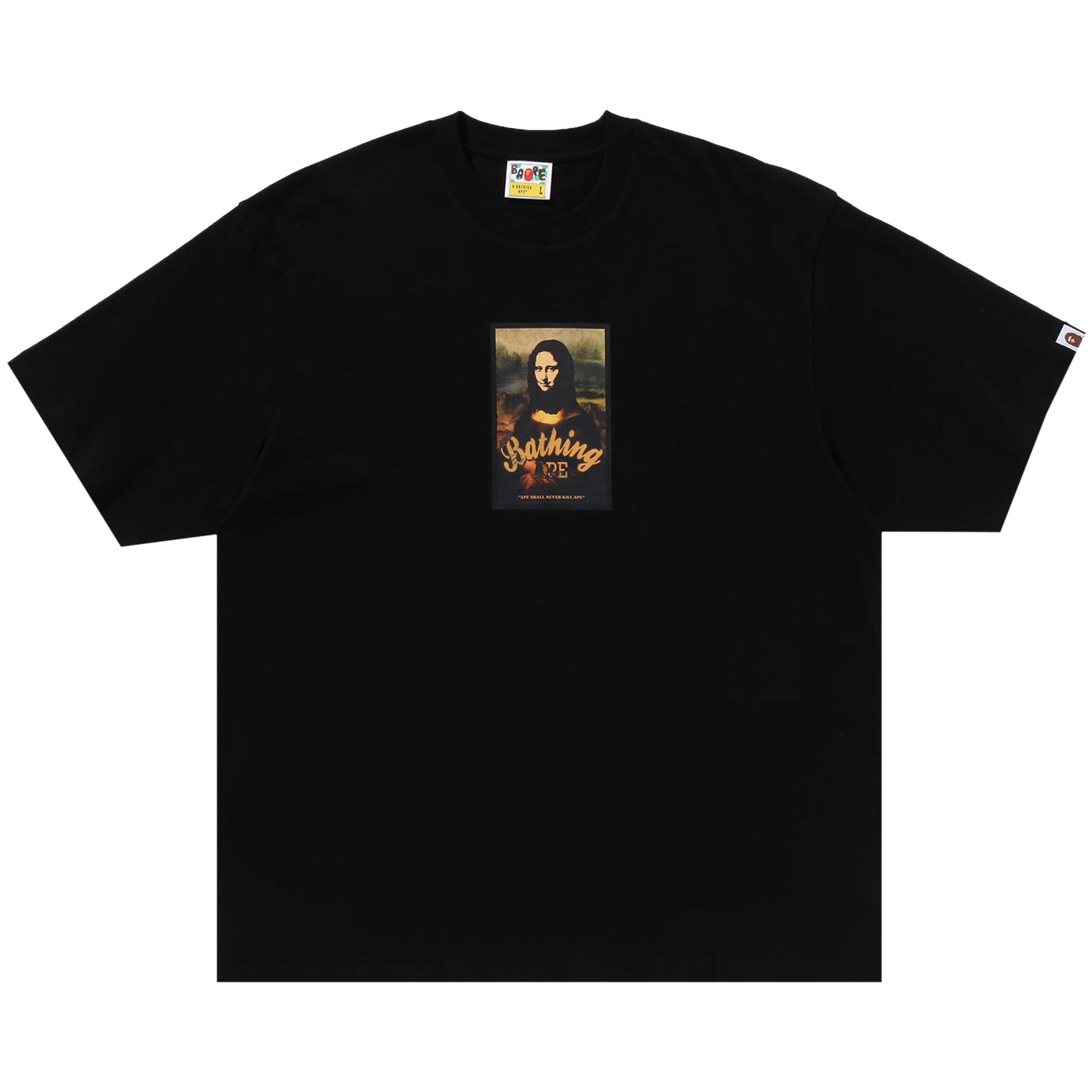 BAPE BAPE ART PRINT RELAXED FIT TEE 'BLACK'
