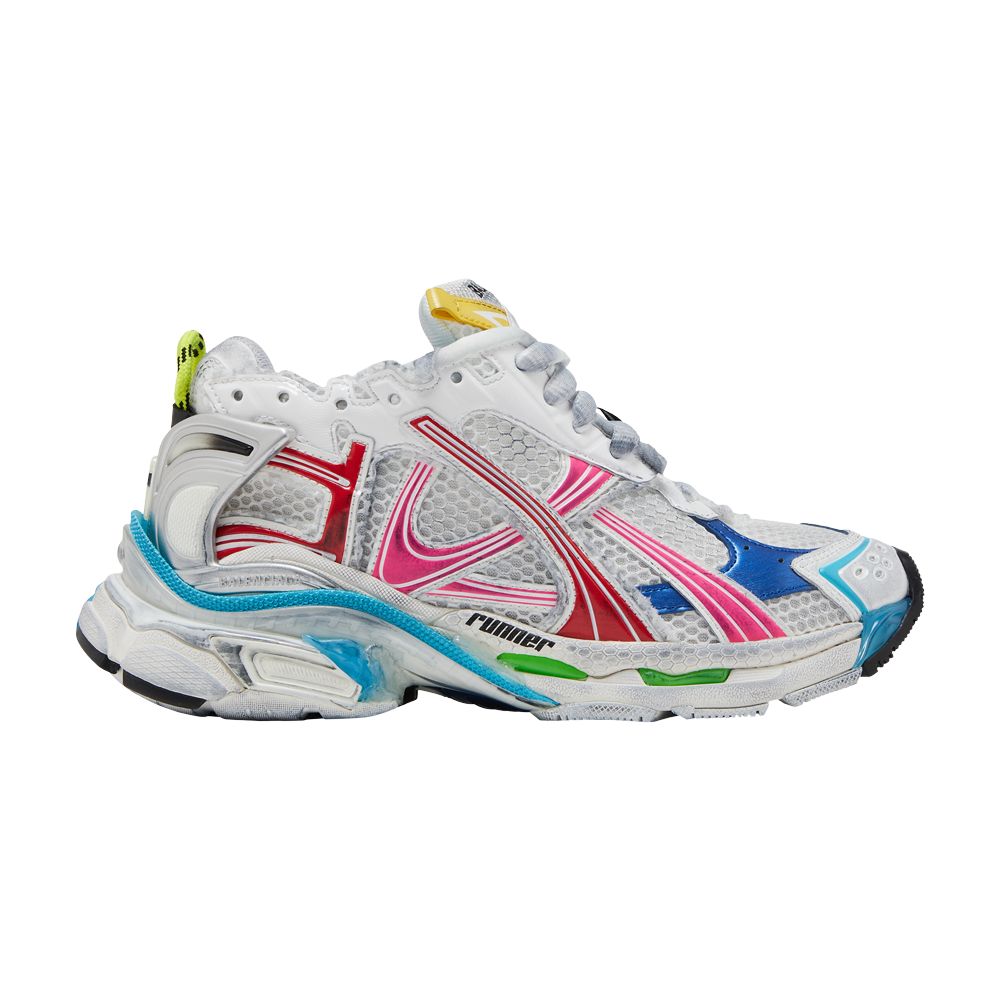 Balenciaga Wmns Runner Sneaker 'Worn-Out - White Multi-Color' | Women's Size 36