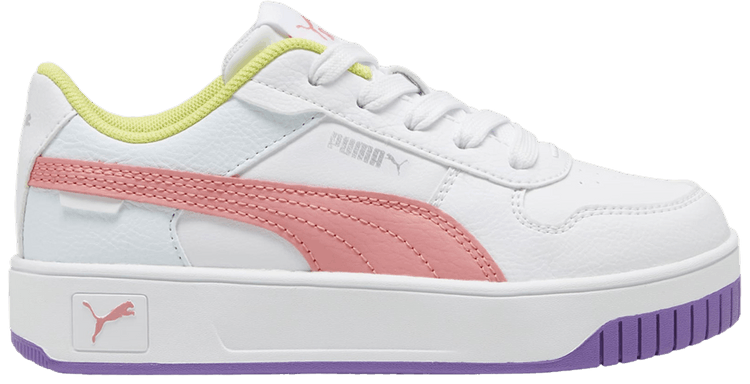 Puma Carina Street Little Kid White Passionfruit