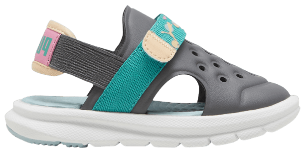 Puma Evolve Sandal Toddler Summer Camp   Cool Dark Grey