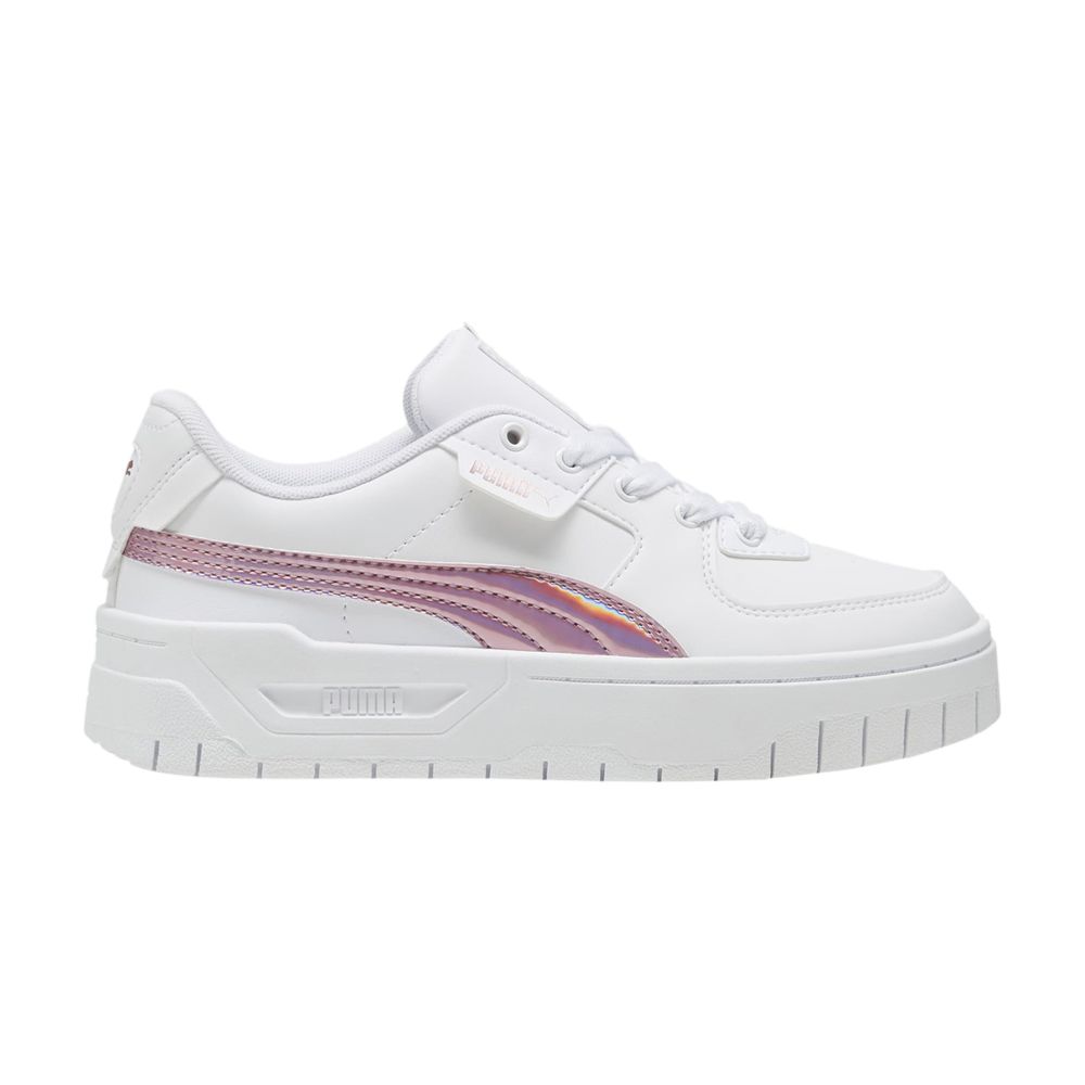 Pre-owned Puma Cali Dream Big Kid 'iridescent - Rose Gold' | White | Kid's Size 4