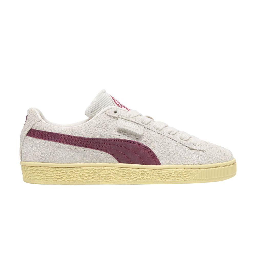 PUMA PALM TREE CREW X SUEDE R 'VAPOR GREY CLUB RED'