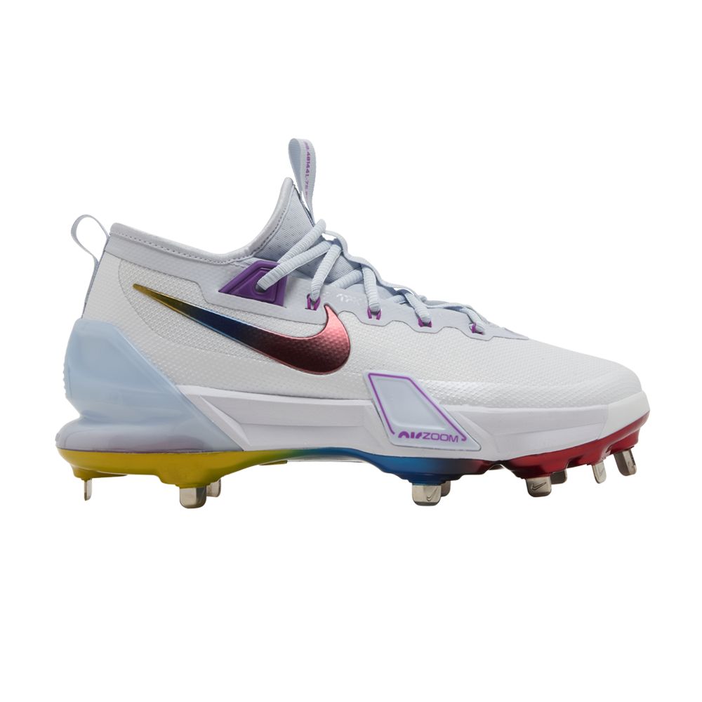 Pre-owned Nike Force Zoom Trout 9 Elite 'rainbow' In White