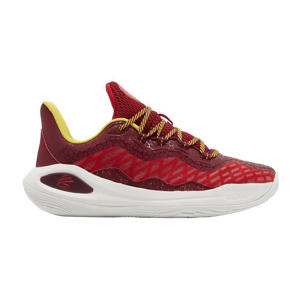 Pre-owned Curry Brand Bruce Lee X Curry Flow 11 Gs 'fire' | Red | Kid's Size 5