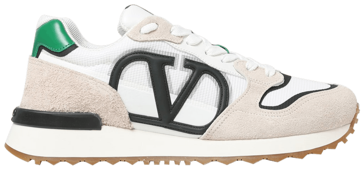 Valentino V Logo Pace Low 'White Green'