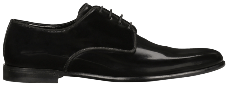 Dolce  Gabbana Brushed Calfskin Derby Black