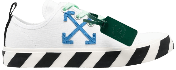 Off White Hybrid Vulc Sneaker White Navy Blue