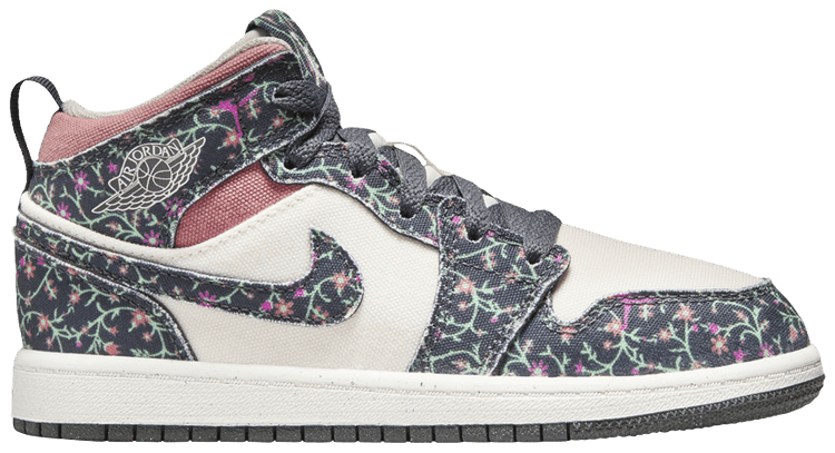 Air Jordan 1 Mid SE PS Floral