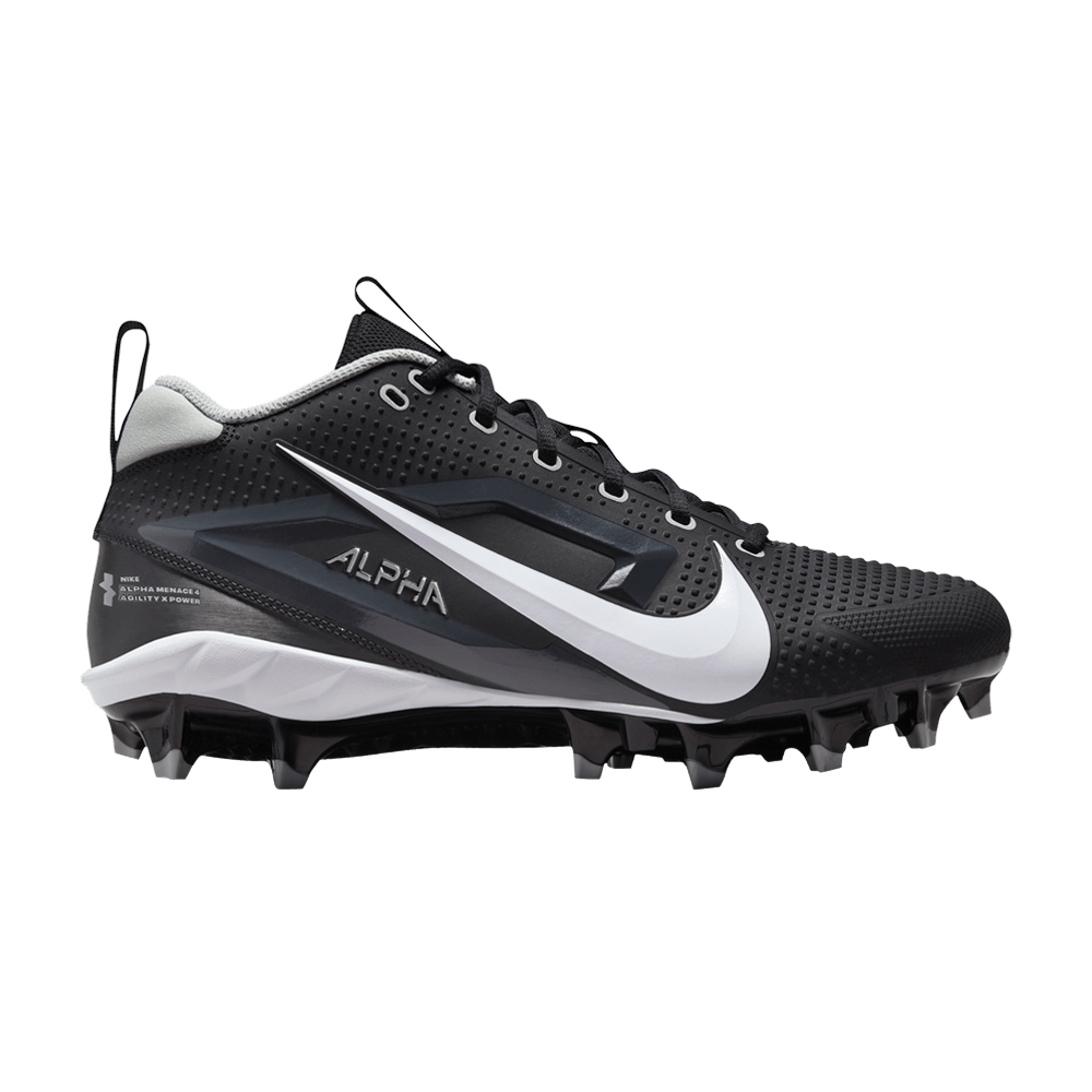 Nike Alpha Menace 4 Varsity Scarpe Da Football - Bianco/Marina Notte - Foto 10