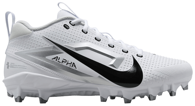 Nike Alpha Menace 4 Varsity White Metallic Silver