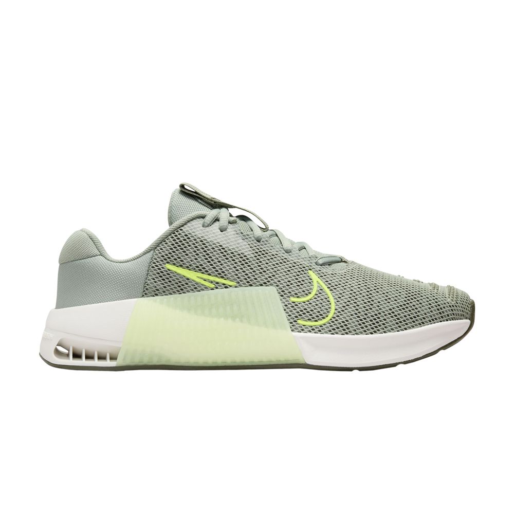 Pre-owned Nike Wmns Metcon 9 Premium 'barely Volt Cargo Khaki' In Grey