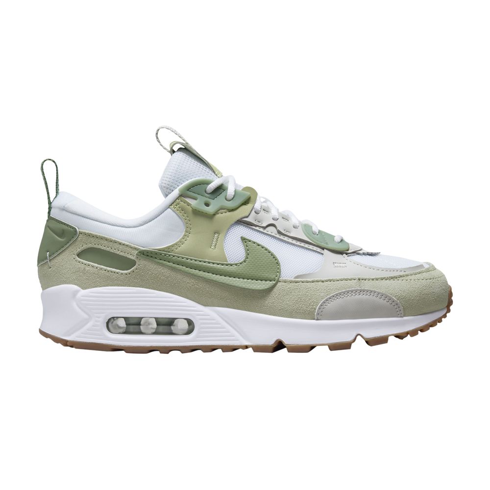 Pre-owned Nike Wmns Air Max 90 Futura 'white Olive Aura'