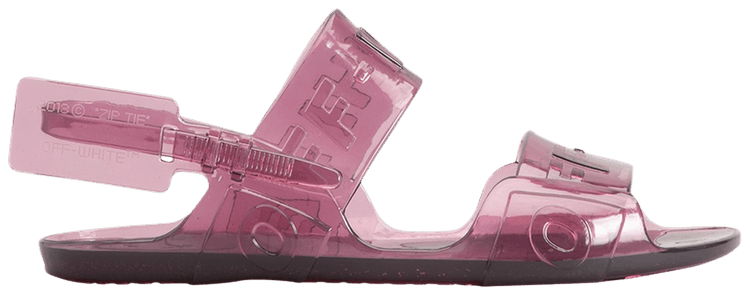 Off white zip tie jelly pumps shop