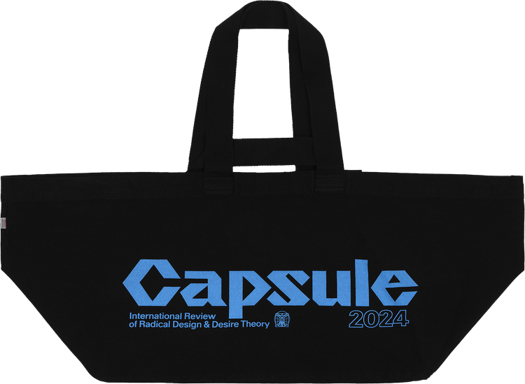 Capsule Bull Denim Oversized Bag 'Black/Capsule Blue' (Ships in 1-2 Weeks)