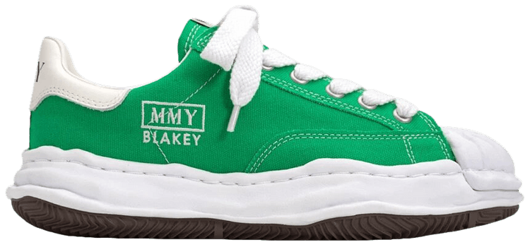 Buy Maison Mihara Yasuhiro Blakey OG Sole Canvas Low 'Green Buy Maison Mihara Yasuhiro Blakey OG Sole Canvas Low 'Green