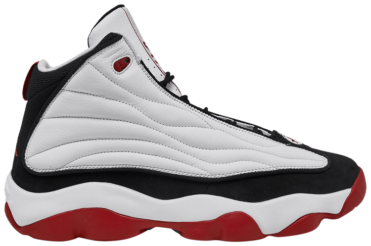 jordan pro strong red black