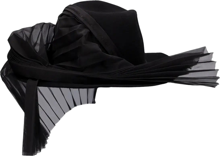Yohji Yamamoto Trimming Wool Hat 'Black'