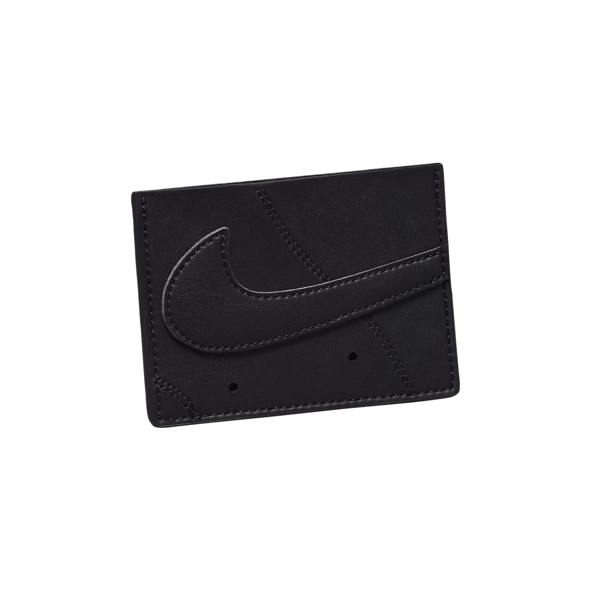 Pre-owned Nike Icon Air Force 1 Card Wallet 'black'