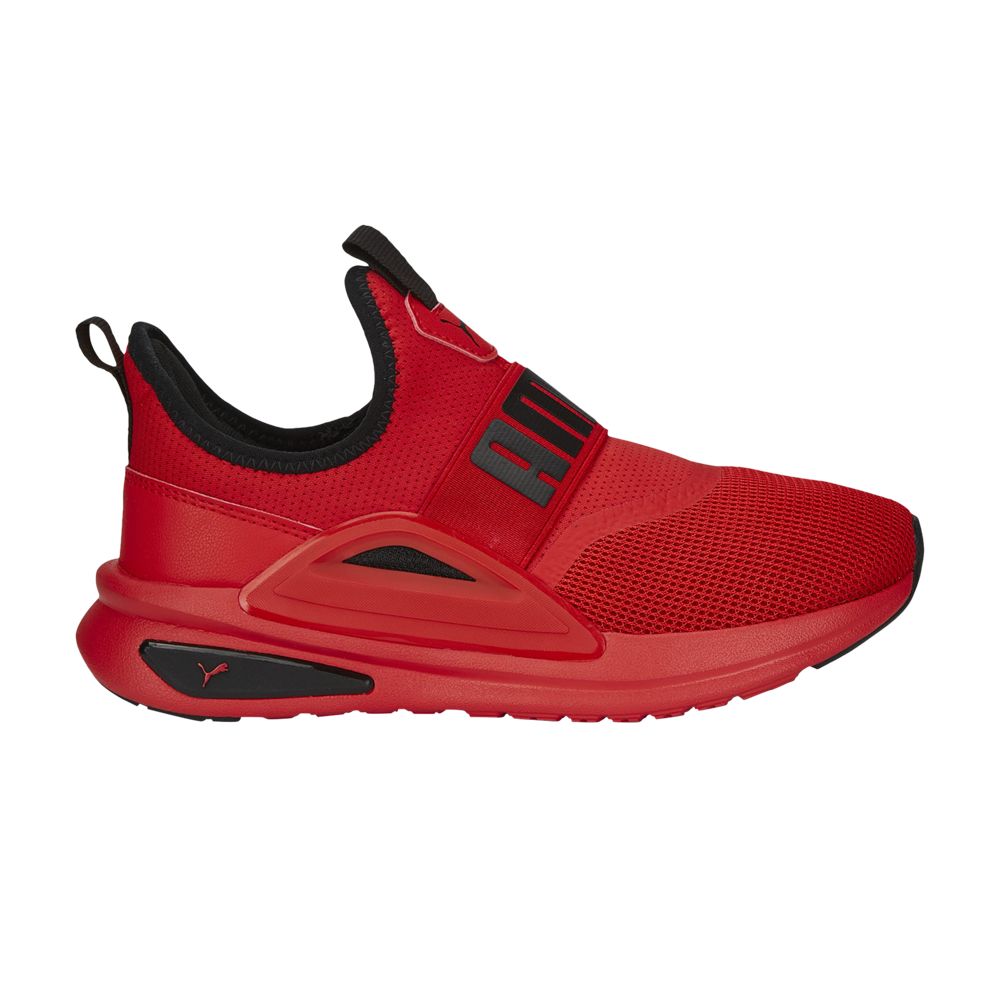 Pre-owned Puma Softride Enzo Evo Slip-on Little Kid 'for All Time Red' | Kid's Size 5.5