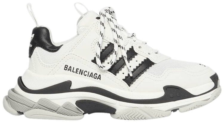 Buy Adidas x Balenciaga Triple S Sneaker 'White Black