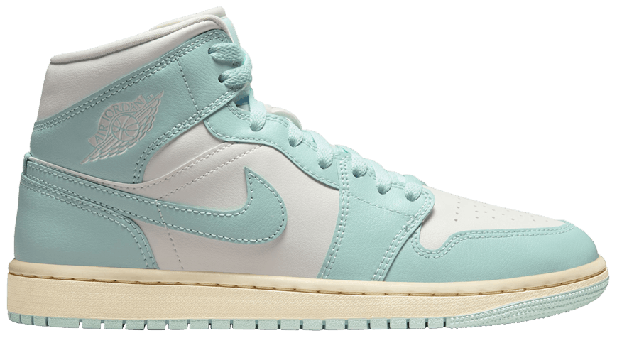 wmns air jordan 1 mid light dew