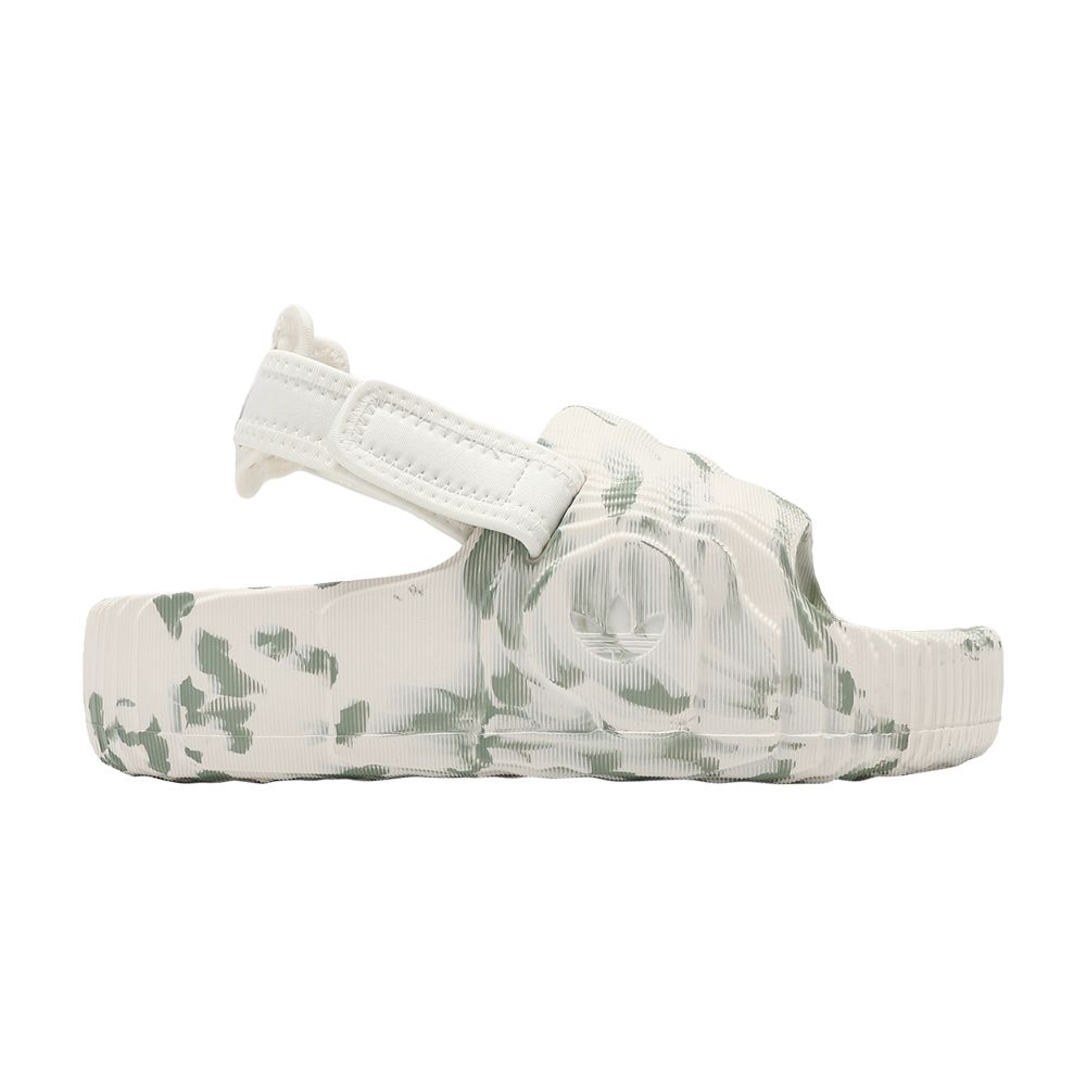Wmns Adilette 22 XLG Slide 'Off White Silver Green' - IE5652