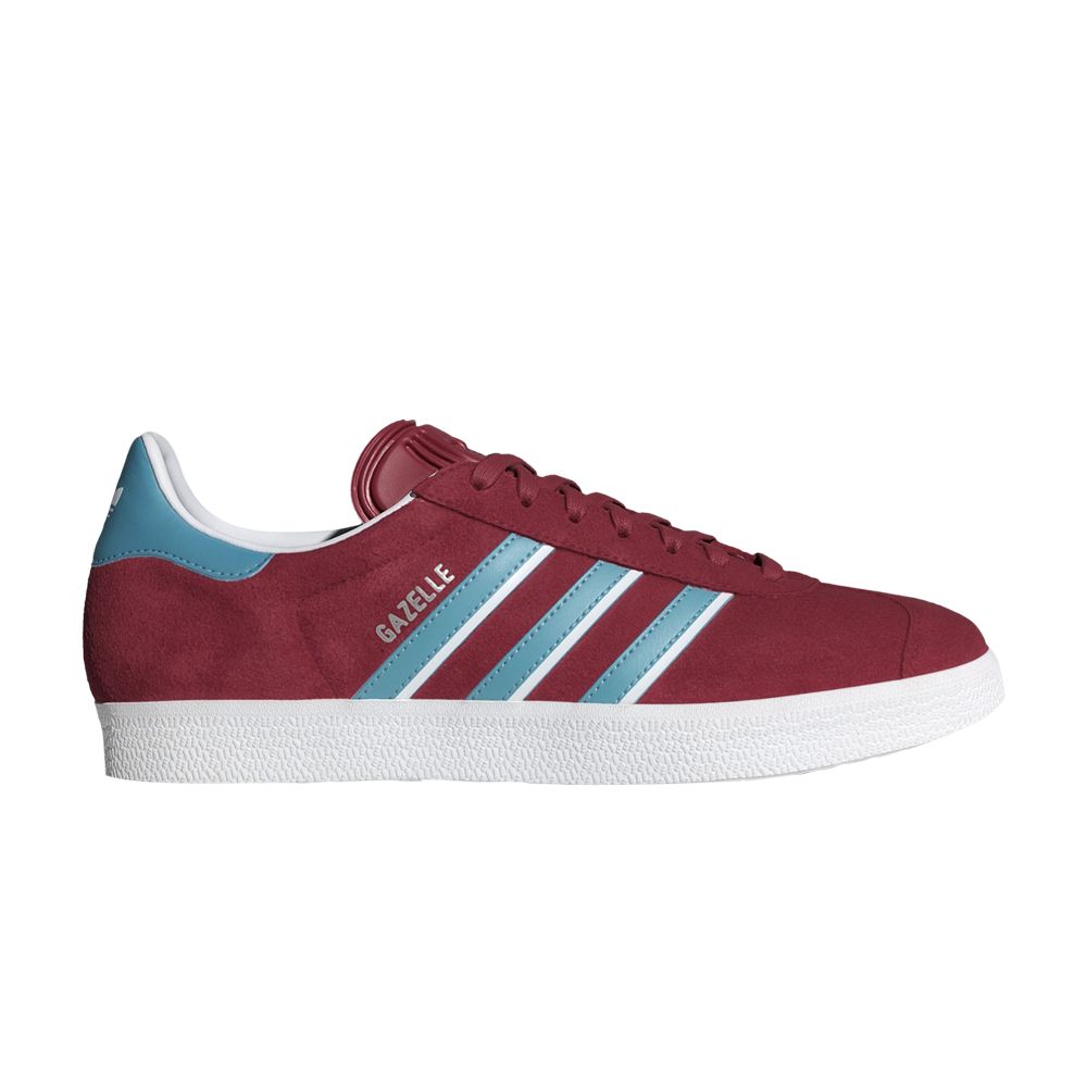 ADIDAS ORIGINALS GAZELLE 'COLLEGIATE BURGUNDY PRELOVED BLUE'