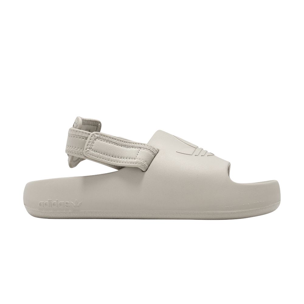 Pre-owned Adidas Originals Adidas Adifom Adilette Slide J 'putty Grey' | Kid's Size 5.5
