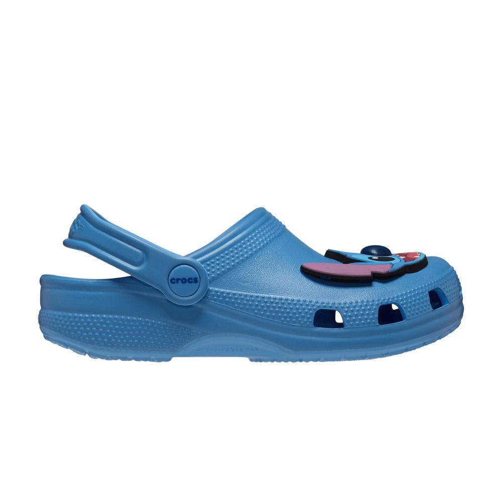 Pre-owned Crocs Disney X Classic Clog Kids 'stitch' | Blue | Kid's Size 12