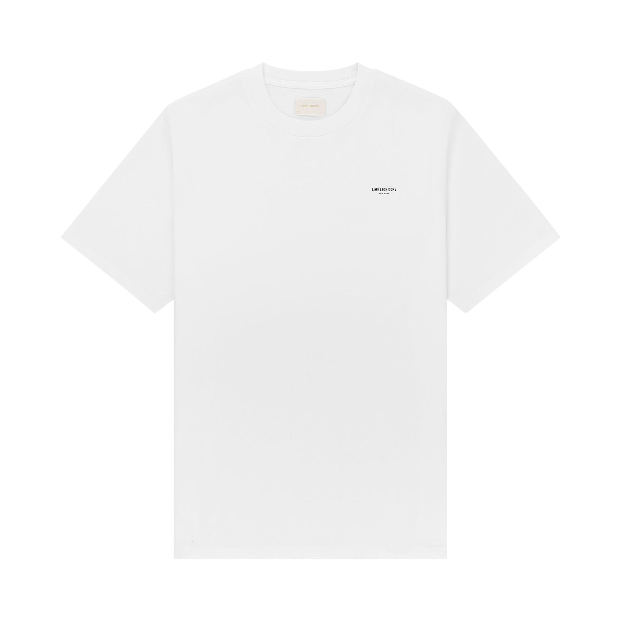 Pre-owned Aimé Leon Dore Micro Logo Tee 'bright White' | Men's Size L
