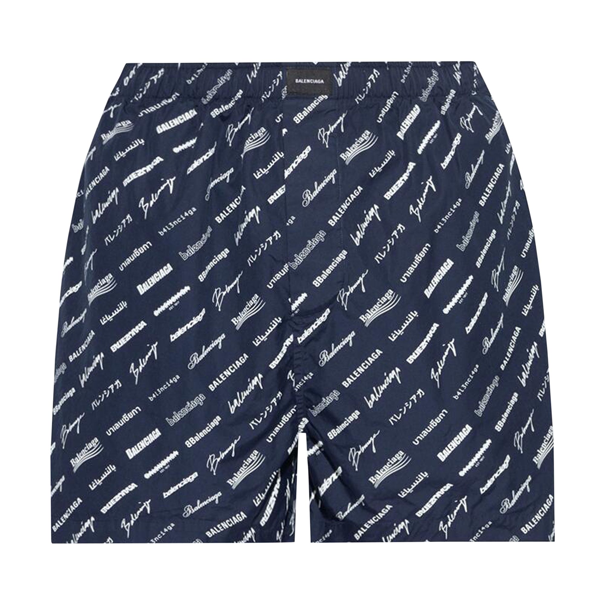 Pre-owned Balenciaga Shorts 'marine/dirty White' | Blue | Men's Size 48