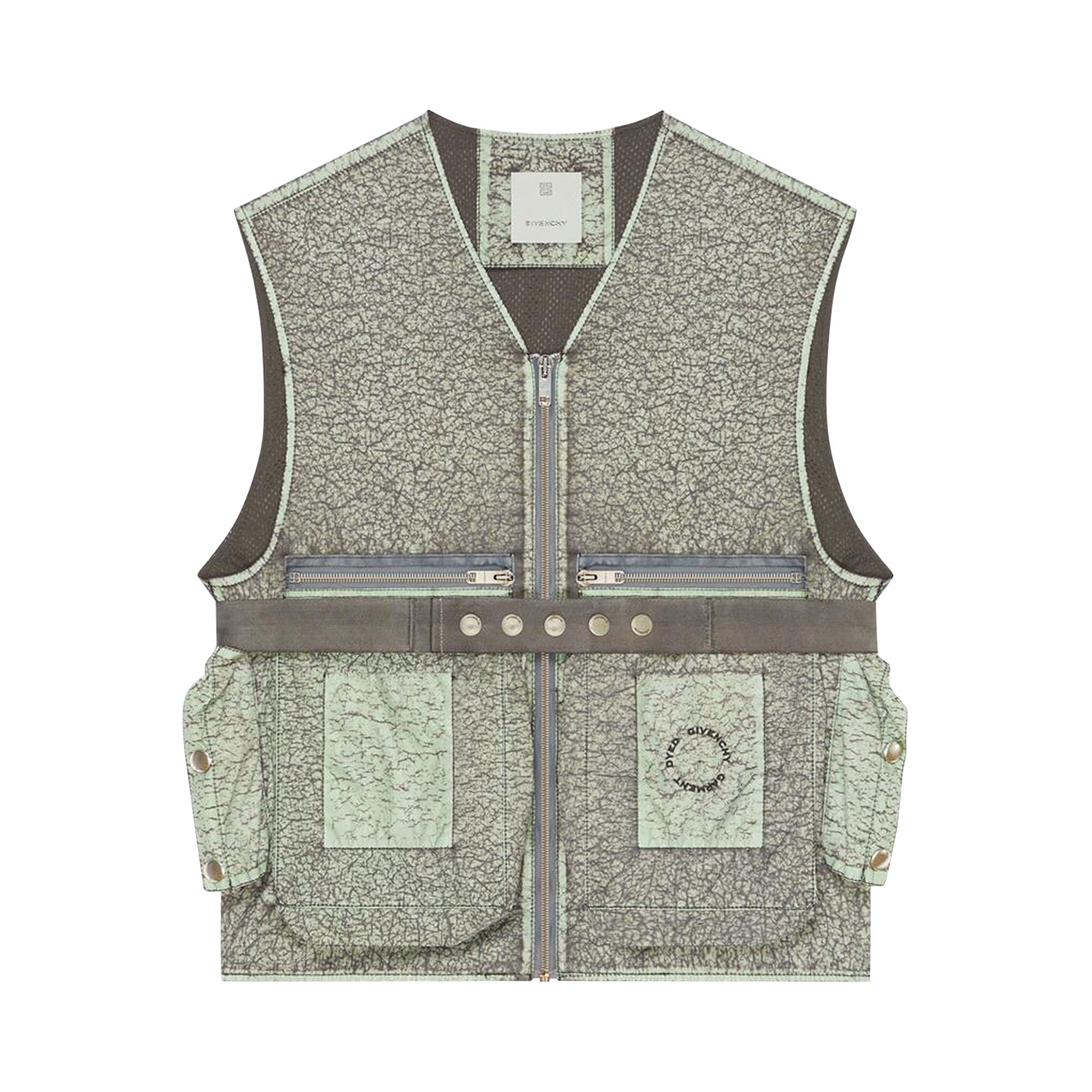 Pre-owned Givenchy Radio Vest 'medium Grey' | Men's Size 48