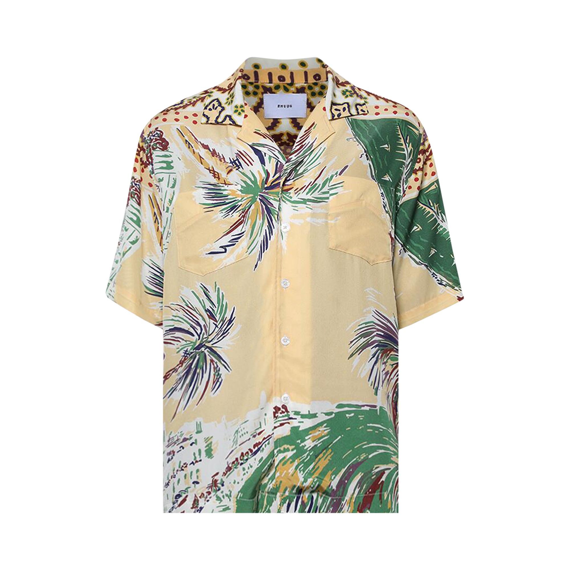 Pre-owned Rhude Palmina Silk Shirt 'multicolor' | Multi-color | Men's Size Xxl