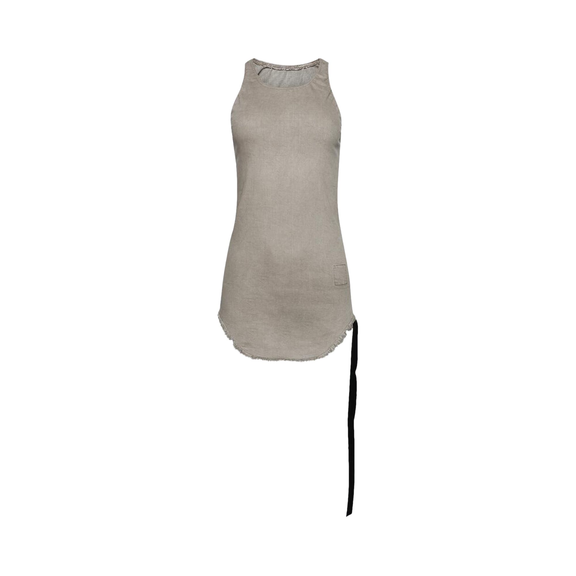 Pre-owned Rick Owens Drkshdw Denim Tank 'pearl' | Grey | Women's Size M