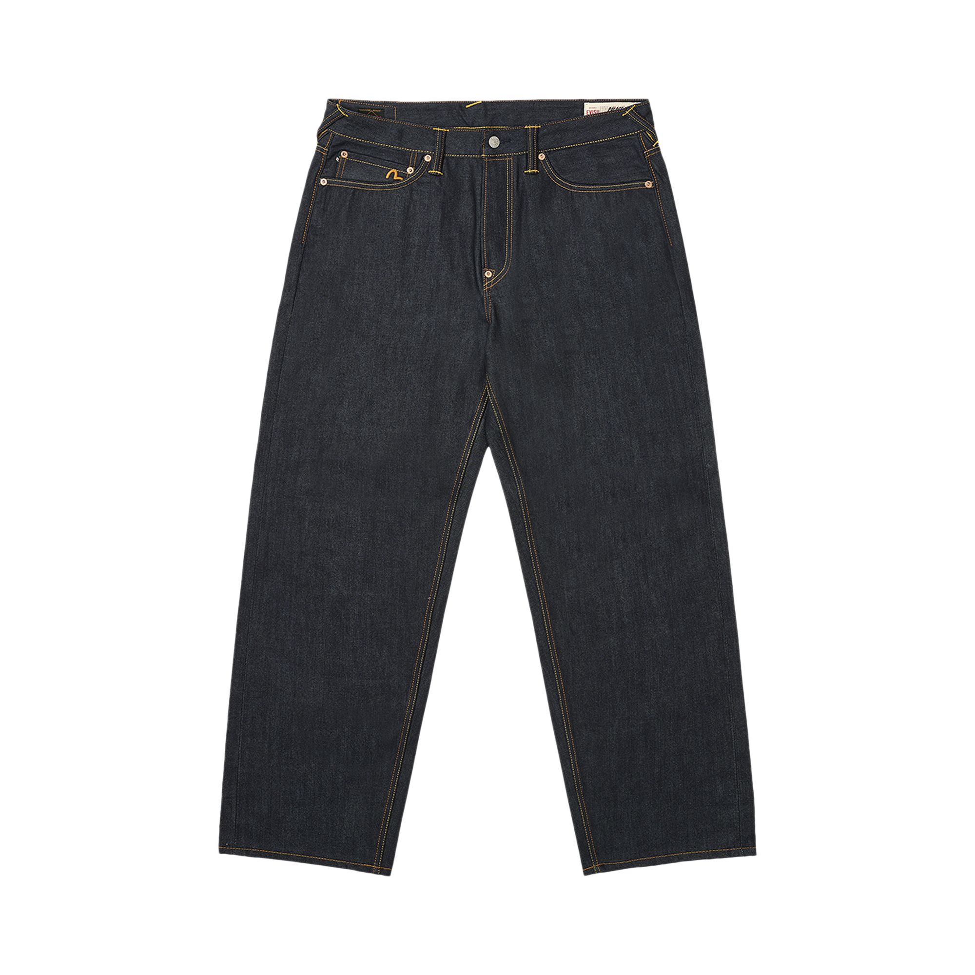 Palace x Evisu Dice Denim Jean 'Raw' | Blue | Men's Size 34