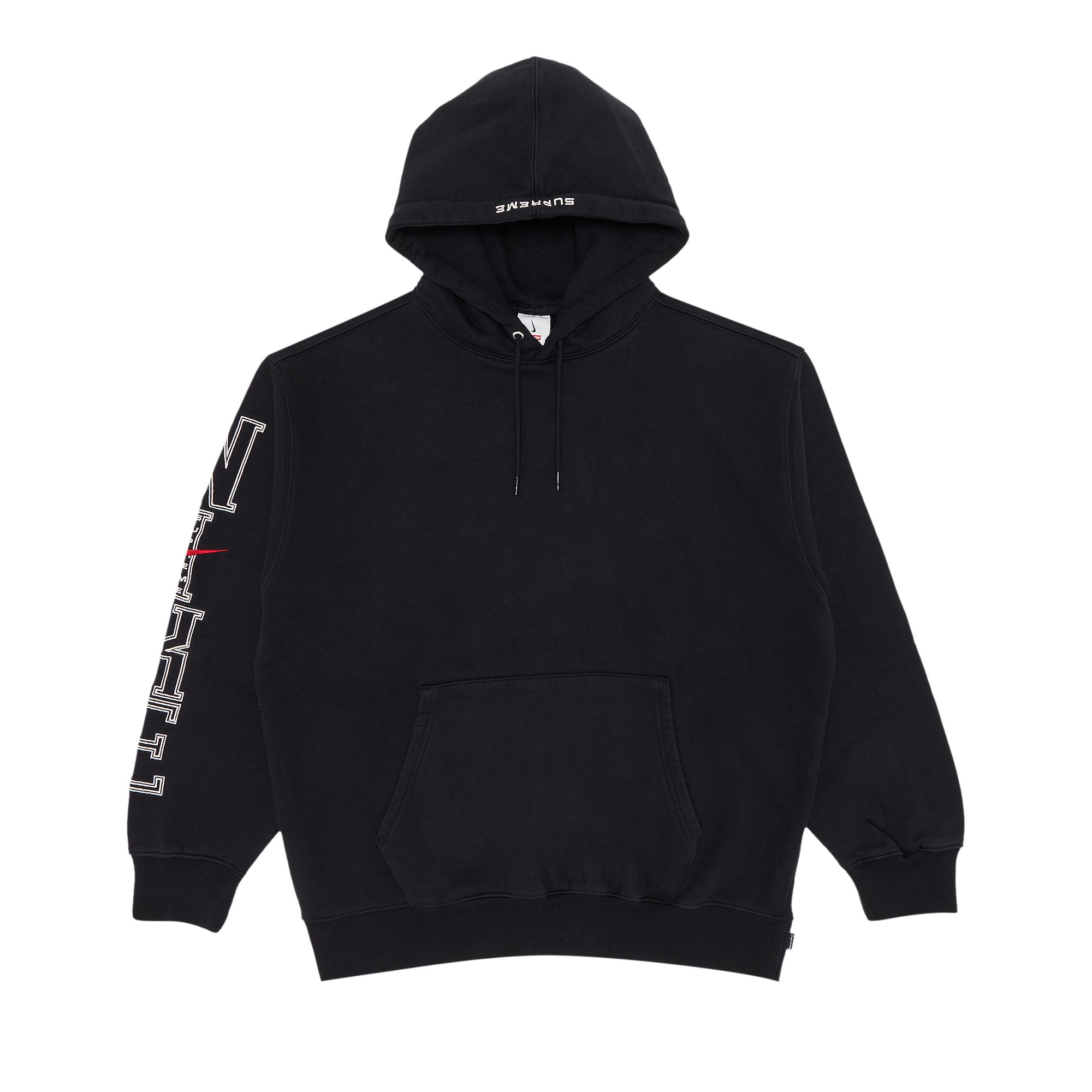 SUPREME SUPREME X NIKE HOODED SWEATSHIRT 'BLACK'