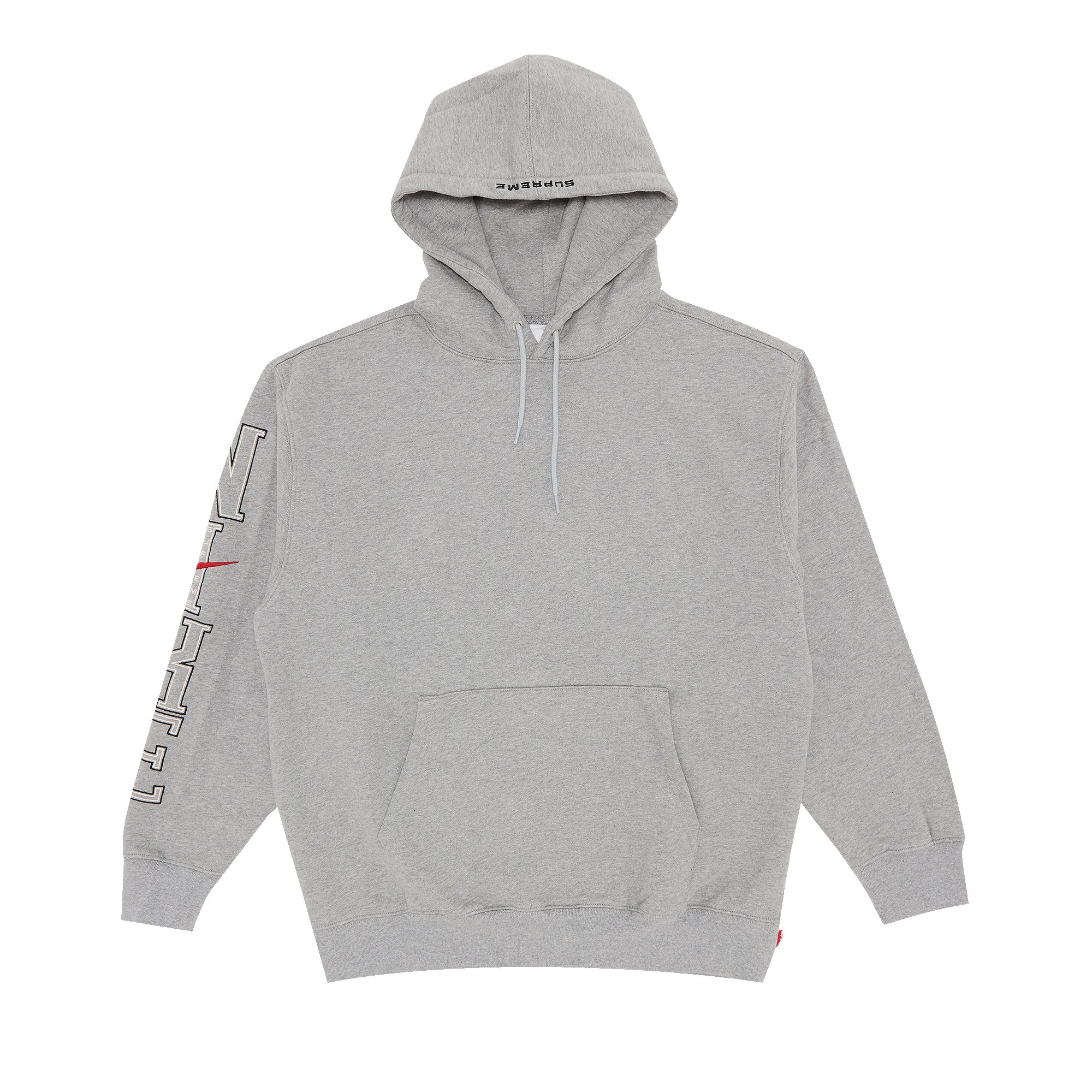 SUPREME SUPREME X NIKE HOODED SWEATSHIRT 'HEATHER GREY'