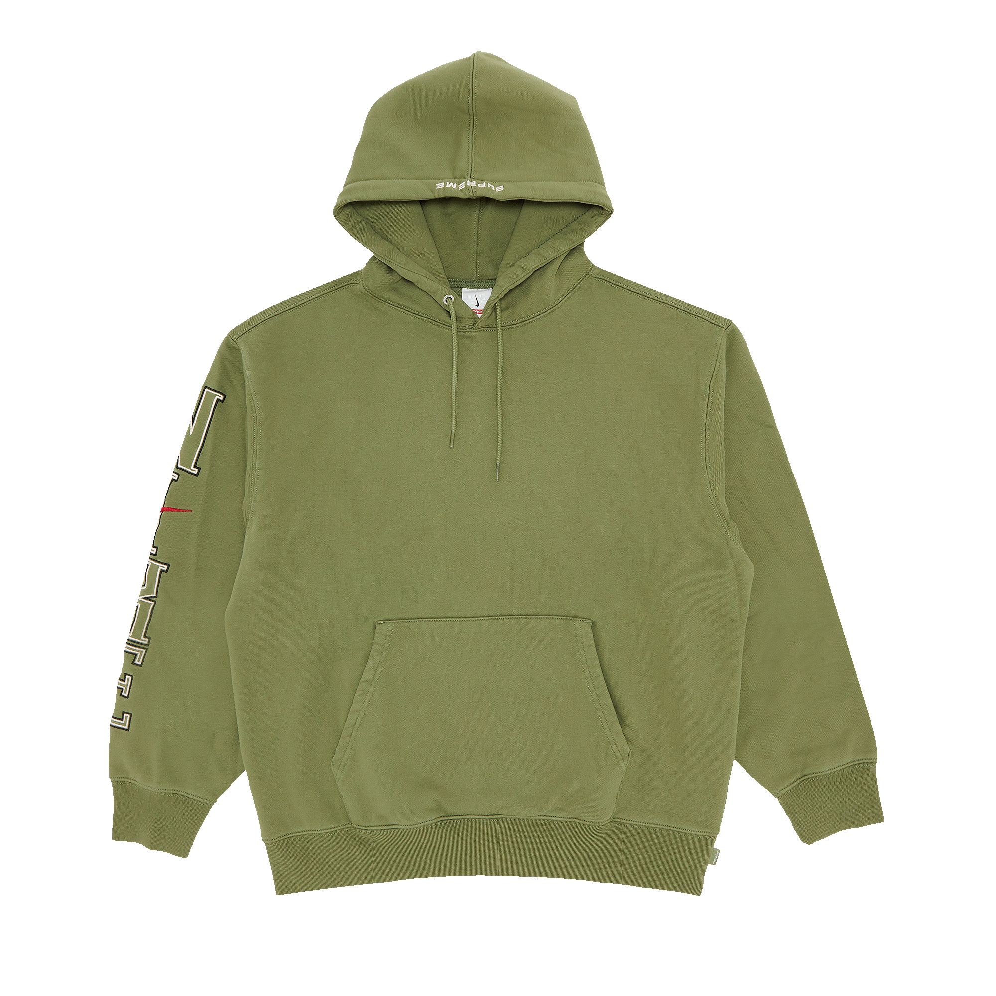SUPREME SUPREME X NIKE HOODED SWEATSHIRT 'OLIVE'