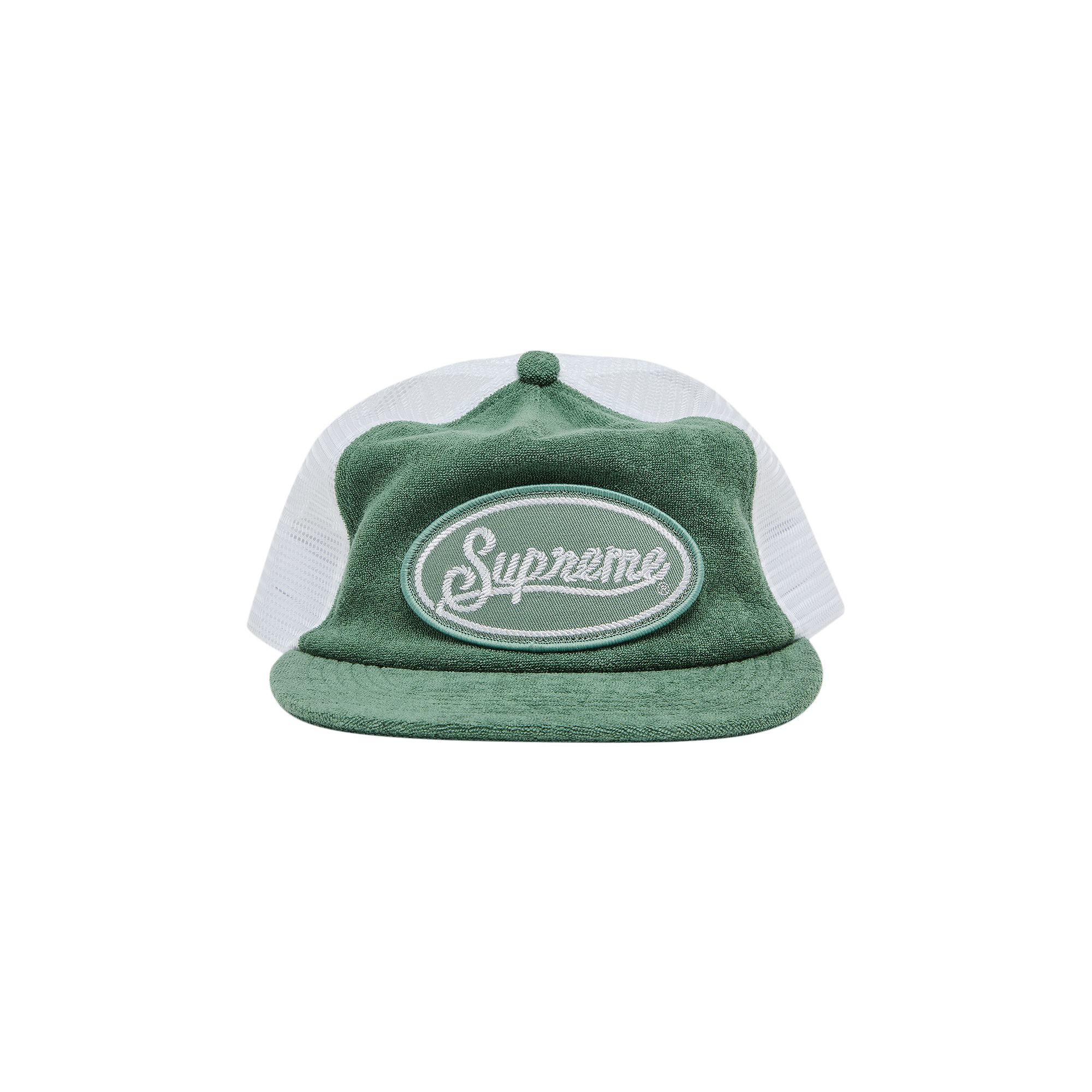 SUPREME SUPREME TERRY MESH BACK 5-PANEL 'WORK TEAL'