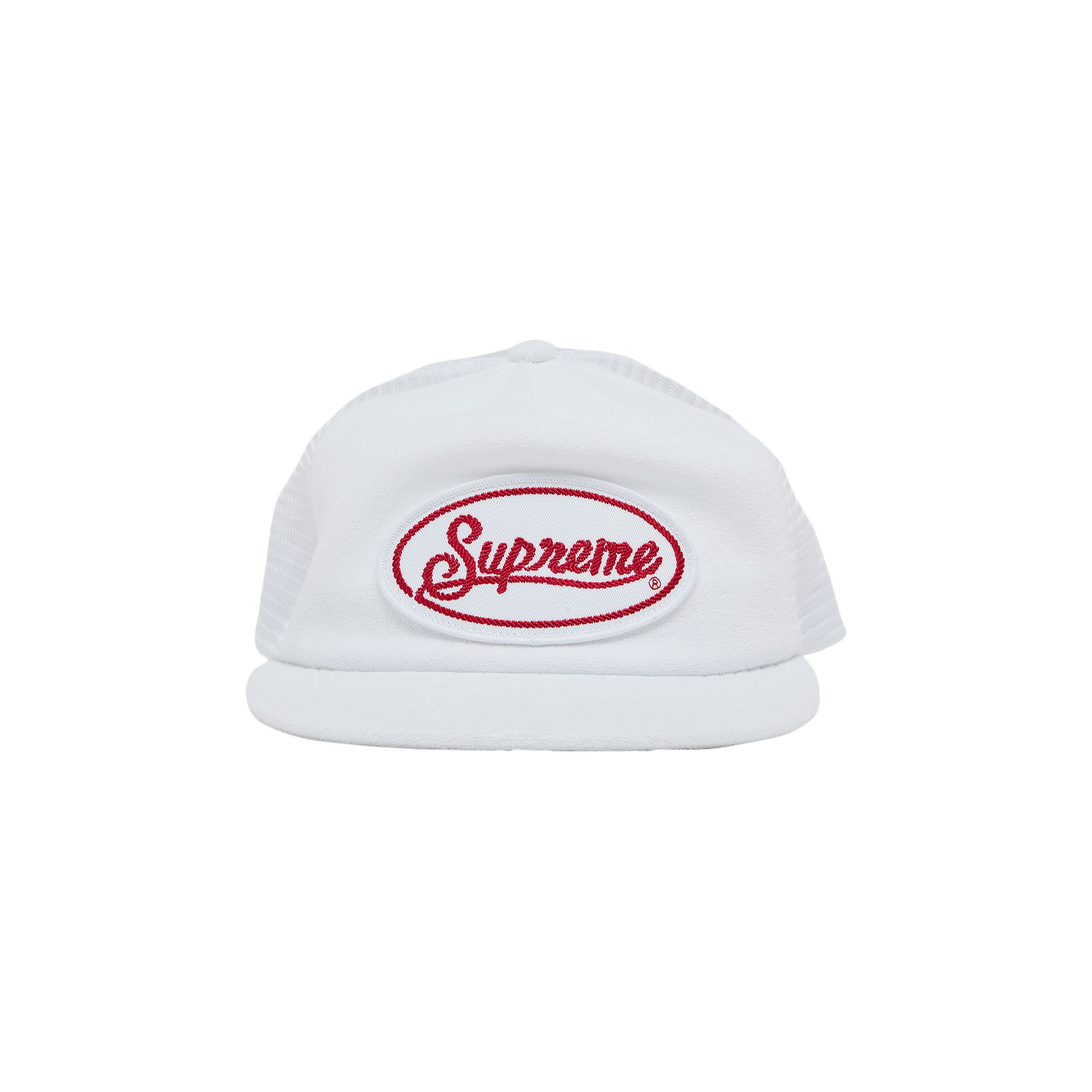 SUPREME SUPREME TERRY MESH BACK 5-PANEL 'WHITE'