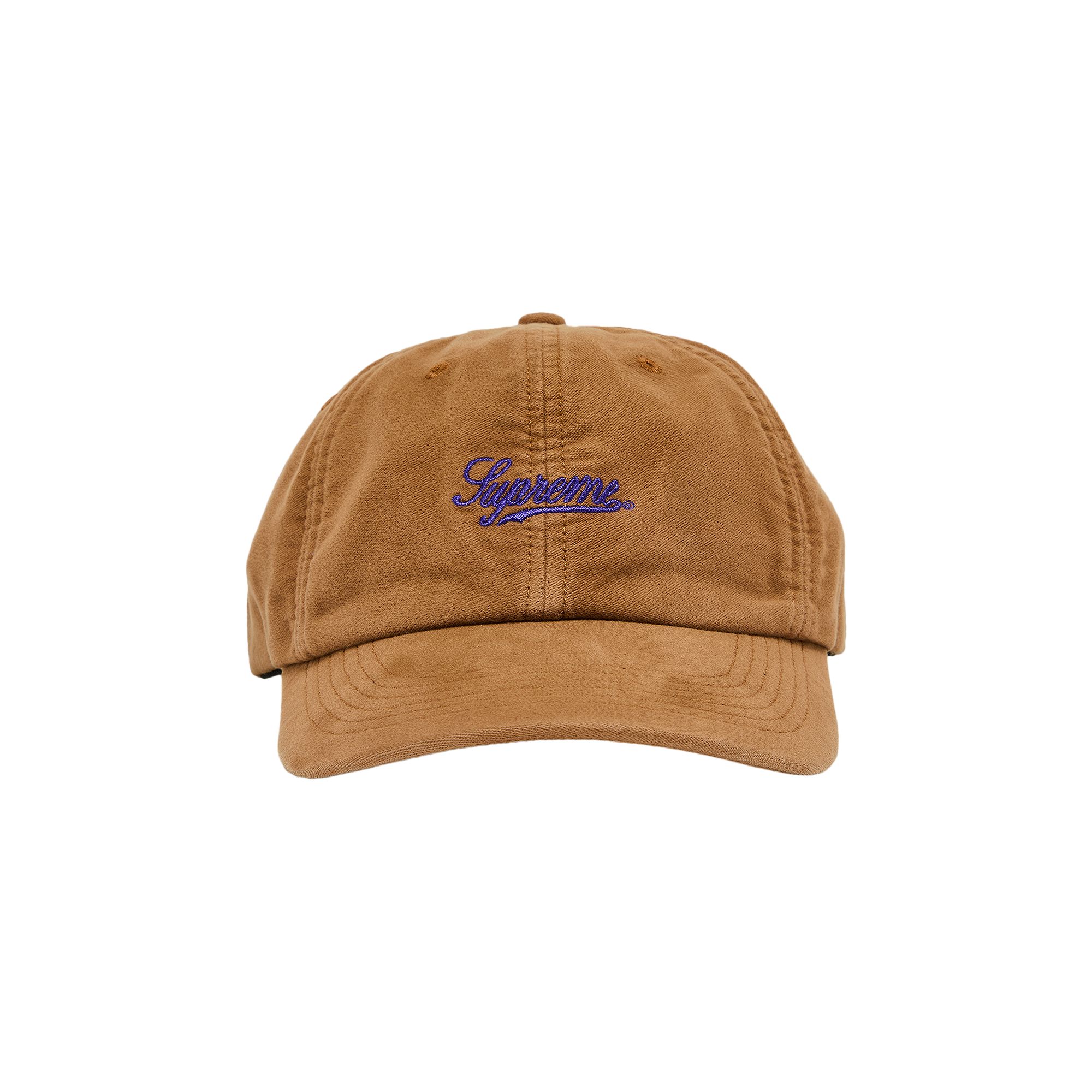Pre-owned Supreme Lightweight Moleskin 6-panel 'brown' | Men's Size Onesize